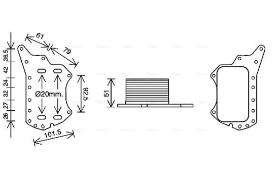 Oljekylare, motor