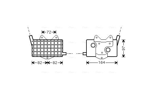 Oljekylare, motor