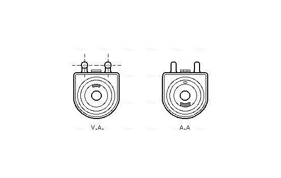 Oljekylare, motor