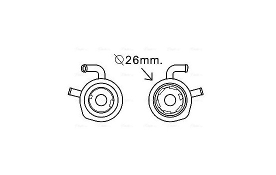 Oljekylare, motor