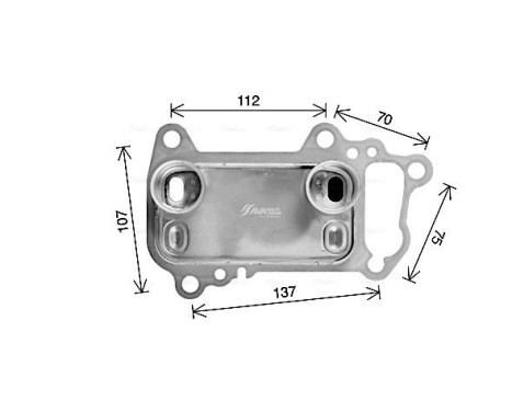 Oljekylare, motor