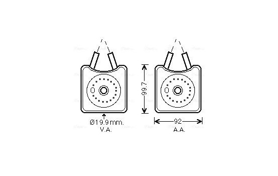 Oljekylare, motor