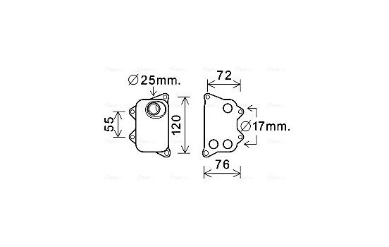 Oljekylare, motor