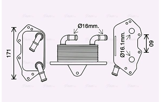 Oljekylare, motor