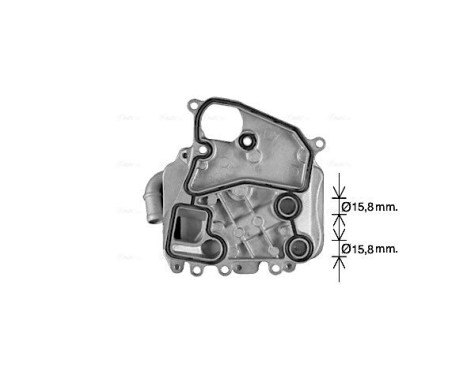 Oljekylare, motor, bild 2