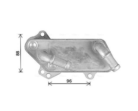 Oljekylare, motor