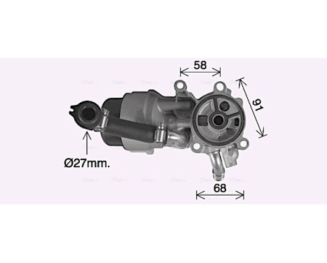 Oljekylare, motor