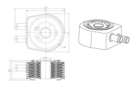 Oljekylare, motor