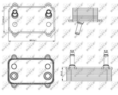 Oljekylare, motor, bild 5