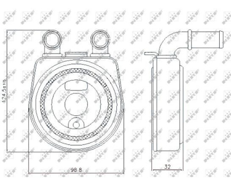 Oljekylare, motor, bild 5