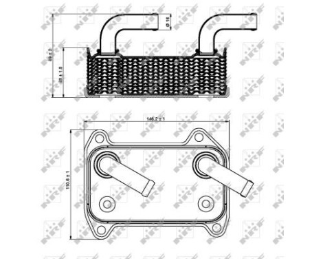 Oljekylare, motor, bild 5