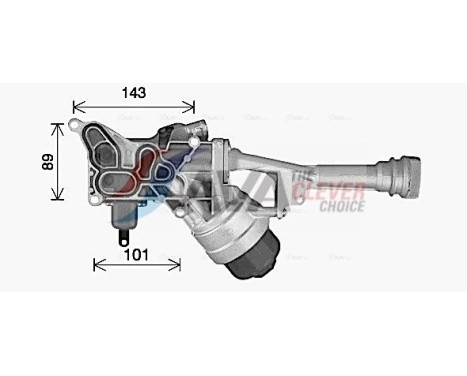 Oljekylare, motor