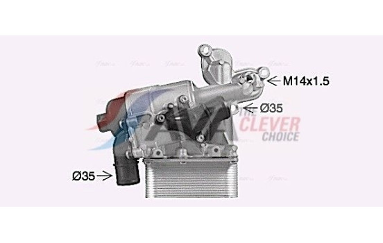 Oljekylare, motor
