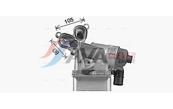 Oljekylare, motor, bild 3