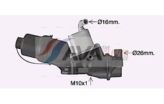 Oljekylare, motor