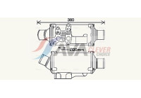 Oljekylare, motor