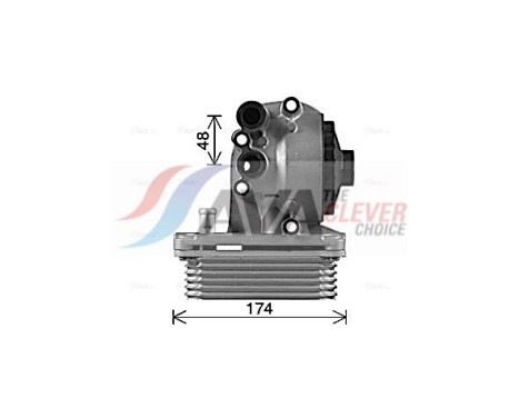 Oljekylare, motor