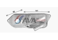 Oljekylare, motor