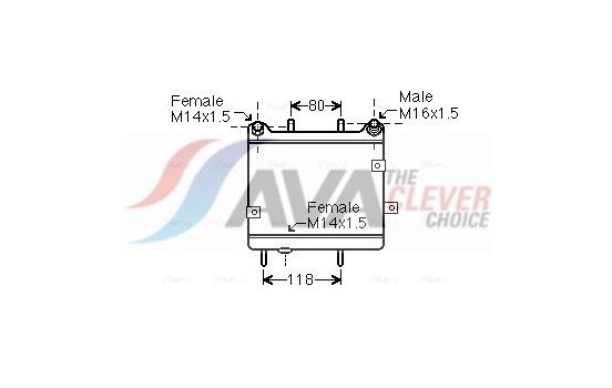 Oljekylare, motor