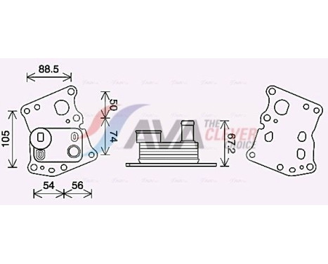 Oljekylare, motor