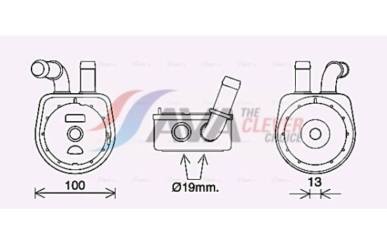 Oljekylare, motor