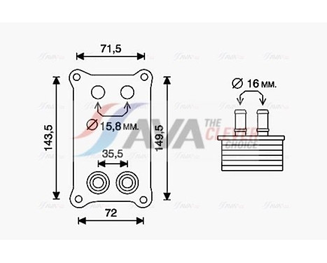 Oljekylare, motor