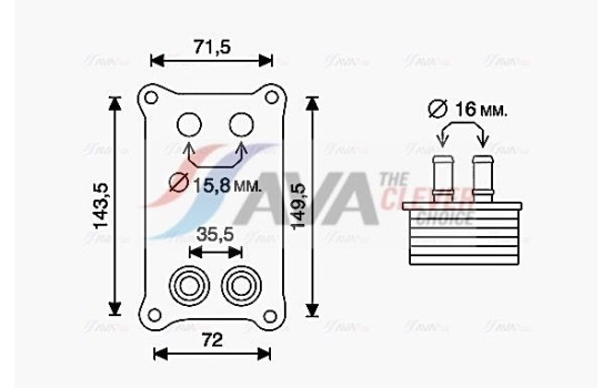 Oljekylare, motor
