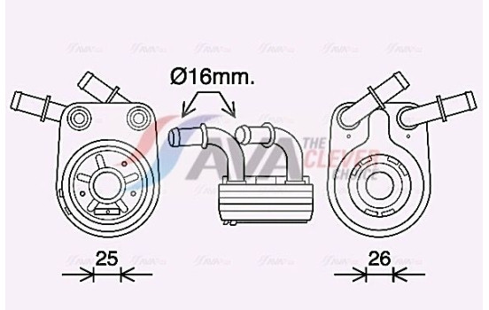 Oljekylare, motor