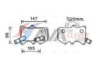 Oljekylare, motor