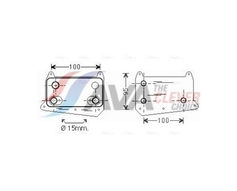 Oljekylare, motor