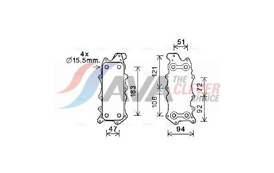 Oljekylare, motor