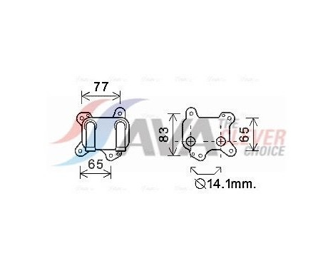 Oljekylare, motor