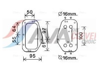 Oljekylare, motor