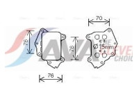 Oljekylare, motor