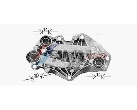 Oljekylare, motor