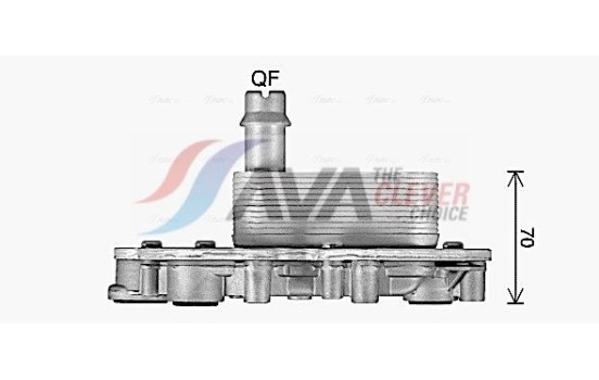 Oljekylare, motor, bild 2