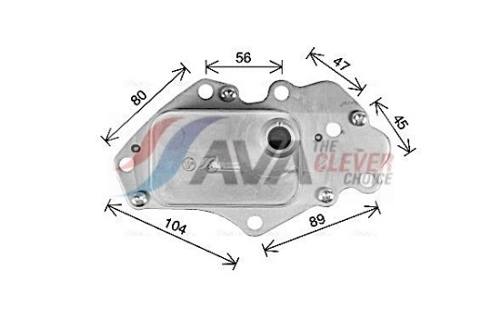 Oljekylare, motor, bild 3