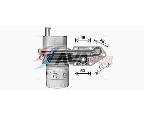 Oljekylare, motor