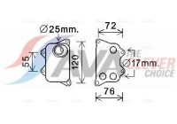Oljekylare, motor