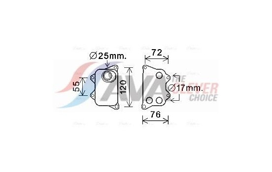 Oljekylare, motor