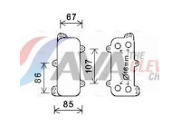 Oljekylare, motor