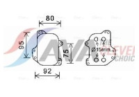 Oljekylare, motor