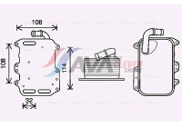 Oljekylare, motor