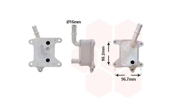 Oljekylare, motorolja 15013701 International Radiators