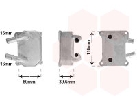 Oljekylare, motorolja 18013749 International Radiators