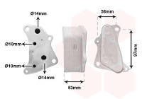 Oljekylare, motorolja 37013731 International Radiators