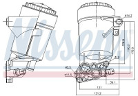 Oljekylare, motorolja 91338 Nissens
