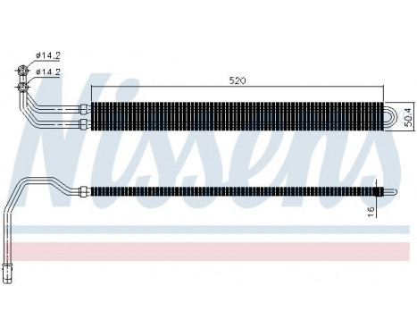 Oljekylare, styrning 90627 Nissens, bild 2