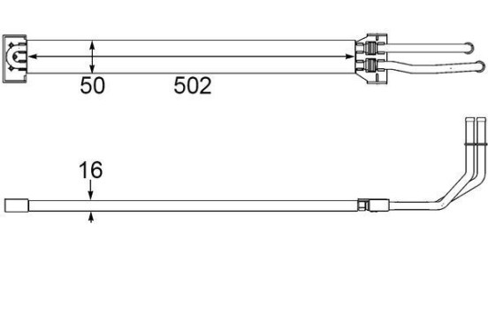Oljekylare, styrning BEHR *** PREMIUM LINE ***