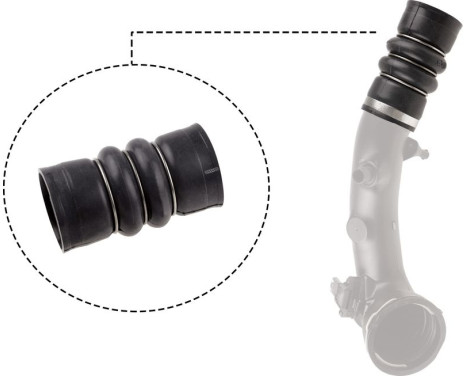 Laddluftslang 09-0733 Gates